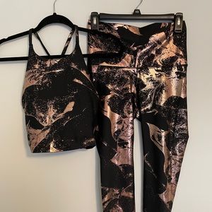 Old Navy Active Rose Gold Matching Set